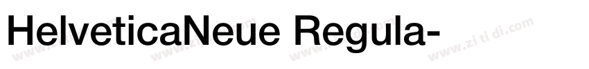 HelveticaNeue Regula字体转换